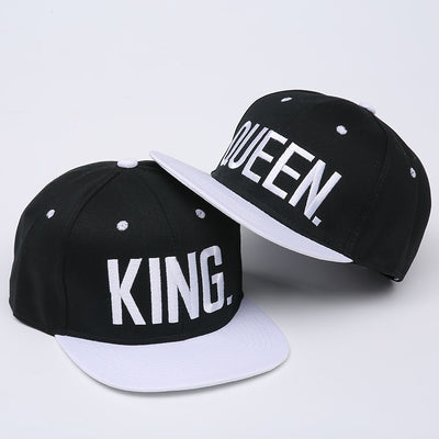 Casquette King Queen Couple Multicolore