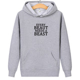 Sweat Beauty Beast Couple - Every Beauty Needs A Beast Gris