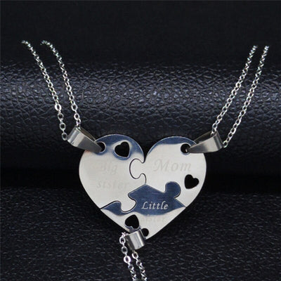 Collier Coeur Mère Fille