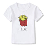 T Shirt Meilleure Amie Burger Frites