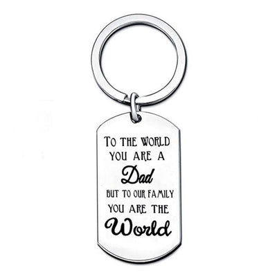 Porte-Clé Père Fils Rectangulaire