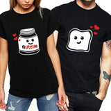 Tee Shirt Couple Nutella