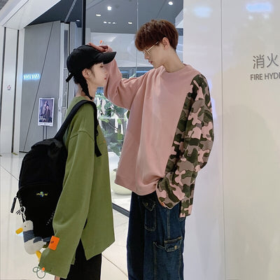 Pull Couple Camouflage Amoureux