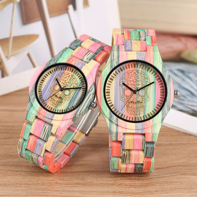 Montre Calavera Couple Multicolore