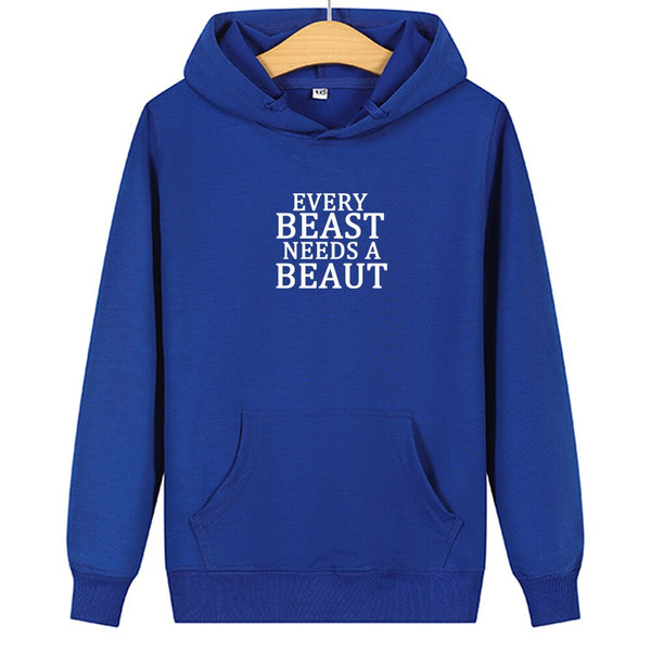 Sweat Beauty Beast Couple - Every Beast Needs A Beauty Bleu