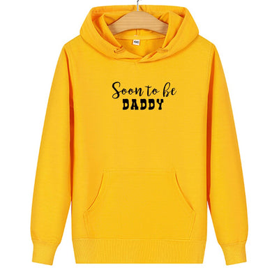 Sweat Couple Bientôt Parents Papa Jaune