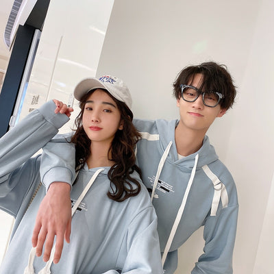 Sweat Bleu Ciel Pour Couple
