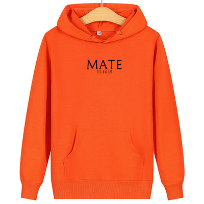 Sweat-Shirt Couple Ames Soeurs Orange - Mate