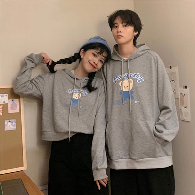 Sweat à Capuche Couple Oversize