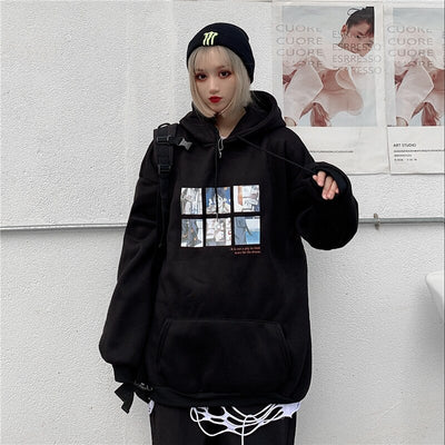 Sweat Couple A Capuche Manga Noir