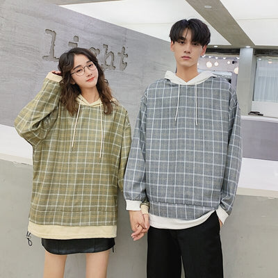 Sweat A Capuche A Carreaux - MatchingMood