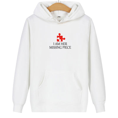 Sweat Couple Grand Amour Homme Blanc