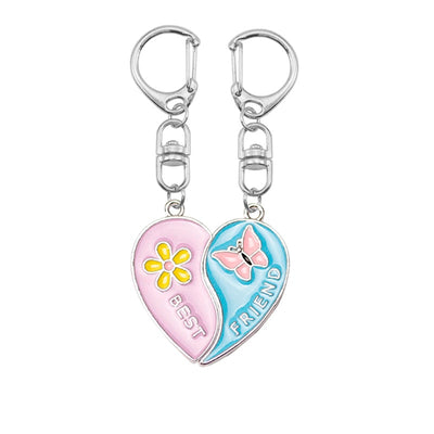 Porte-Clé Meilleure Amie Coeur Joyeux