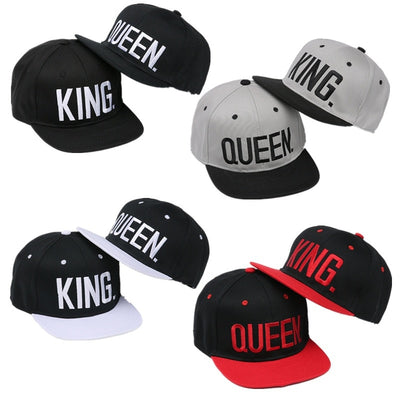 Casquette King Queen Couple Multicolore