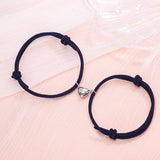 Bracelet Magnétique Coeur Bleu Nuit