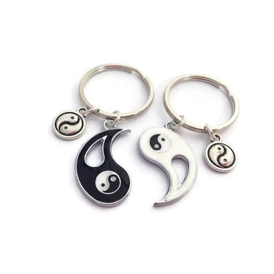 Porte Clé Symbole Amitié Yin Yang Tai Chi Séparables
