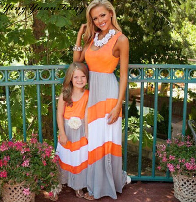 Robe Longue Fille et Maman