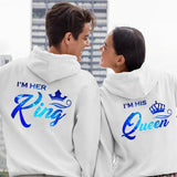 Sweat Couple Capuche King Queen Espace