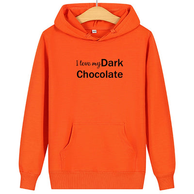 Sweat Couple Chocolat Femme Orange