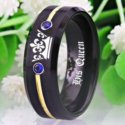 Bague assortie couple clearance