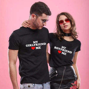 T Shirt Amour Couple Coeur - MatchingMood