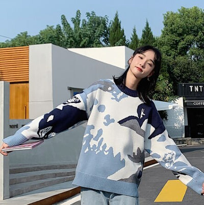 Pull Couple Mixte Splash Femme