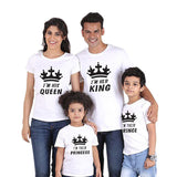 Tee Shirt Famille Royale Blanc - MatchingMood