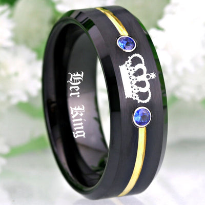 Bague Assortie Couple