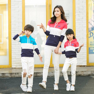 Sweat Que La Famille Trio Mère Enfants - MatchingMood