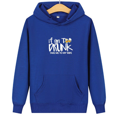 Sweat Couple Alcool Homme Orange