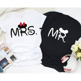 T-Shirt Mr And Mrs Disney - MatchingMood