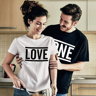 T-Shirt One Love pour Couple
