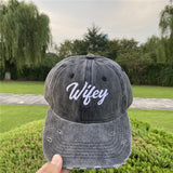 Casquette Couple Denim Mari Femme