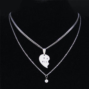 Collier d'Amitié Coeur Moitié