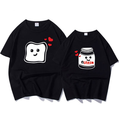 Tee Shirt Couple Nutella