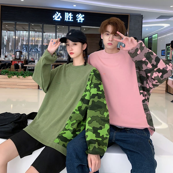 Pull Couple Camouflage Oversize