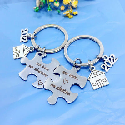 Porte Clé Maison Couple