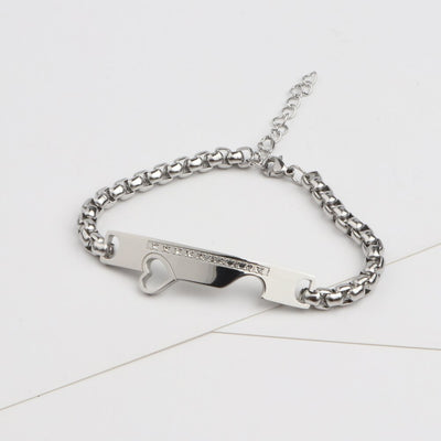 Bracelet Couple Acier