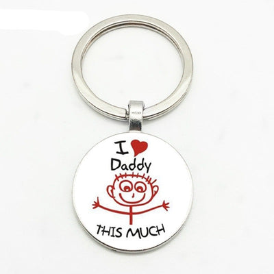 Porte Clé Père Fils Je T'Aime Papa