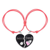 Bracelet d'Amitié Motif Coeur  rouge 1 - Matchingmood