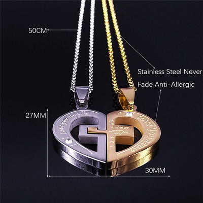 Bijoux Moitié de Coeur 