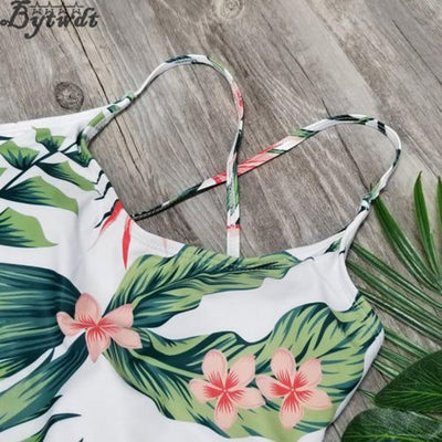 Maillot de Bains Mère Fille Motif Fleuri