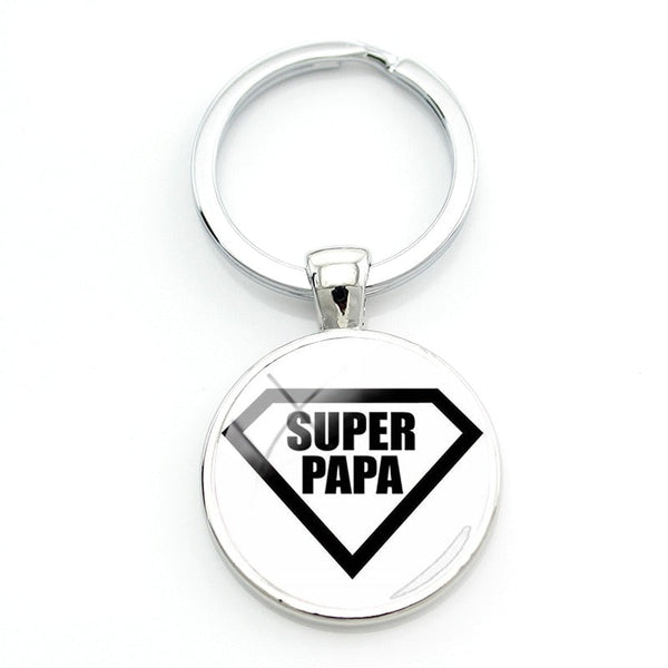 Porte Clé Père Super Papa