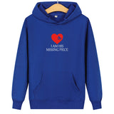 Sweat Couple Grand Amour Femme Bleu