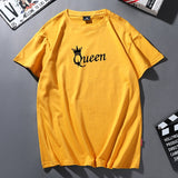 T Shirt Couple King Queen Disney - Queen Mango