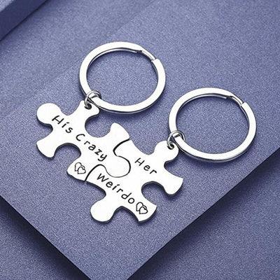 Porte Clé Puzzle Couple