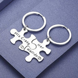 Porte Clé Puzzle Couple