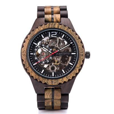 Montre Couple Quarz en Bois couleur 1 homme - Matchingmood