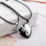 Collier d'Amitié Ying Yang Chats BFF