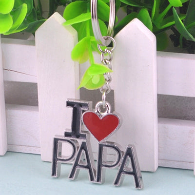 Porte Clé Père Fille "I Love Papa"